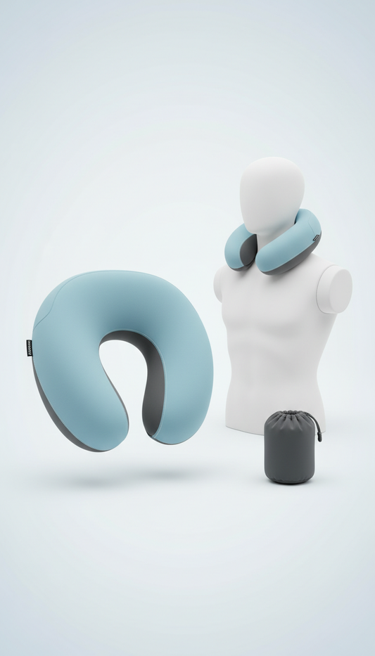 Polar contour travel pillow